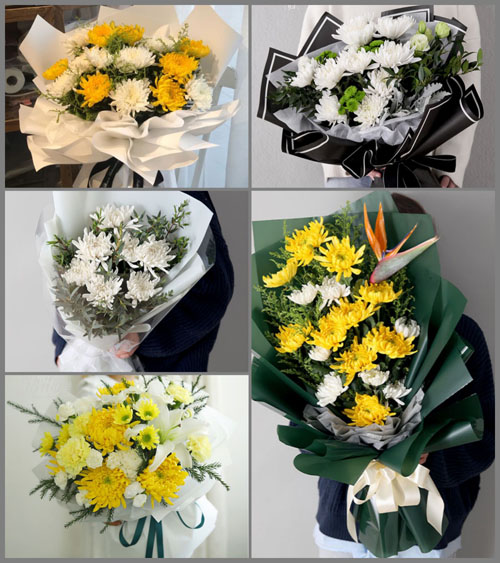 广东梅州市兴宁市刁坊镇圩东村白事花束代送